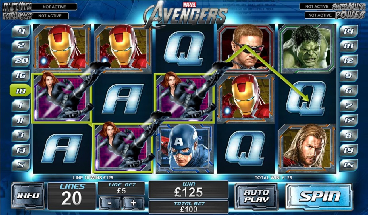 Avengers Slot screenshot