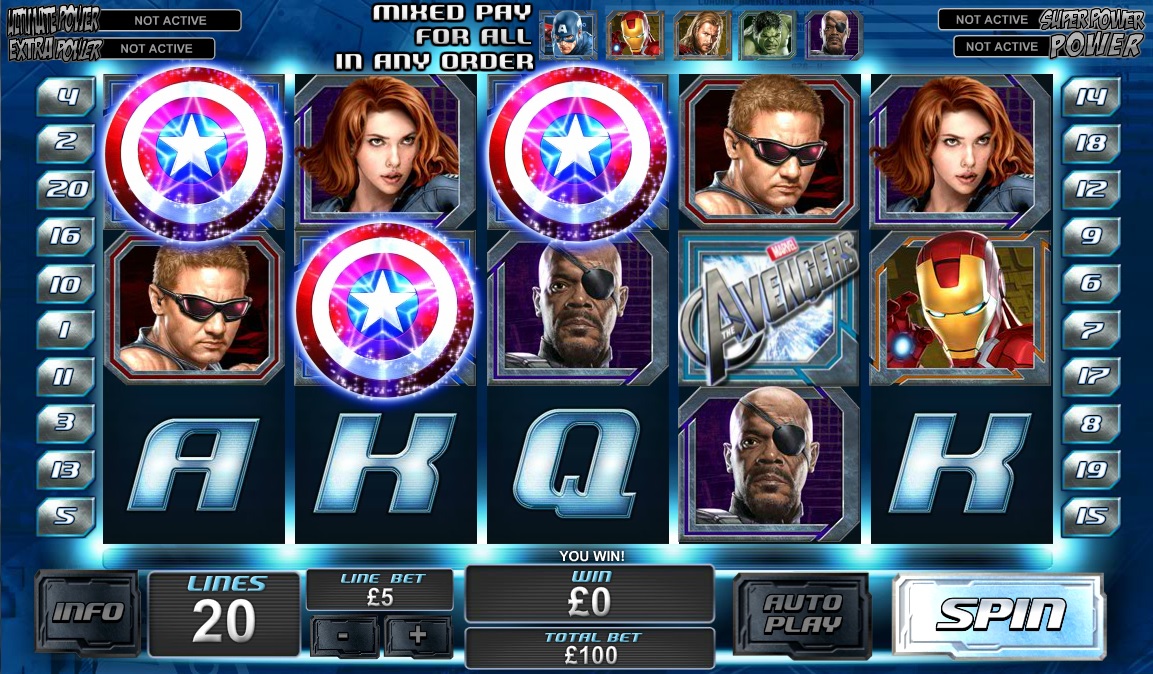 Avengers Slot screenshot