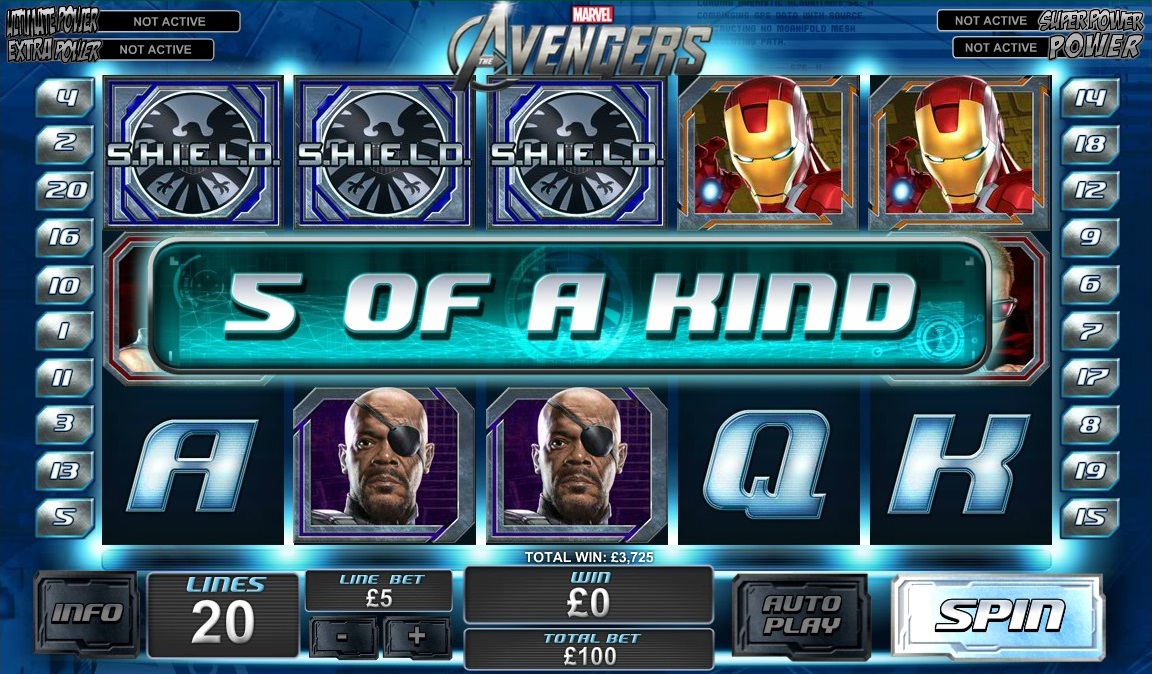 Avengers Slot screenshot