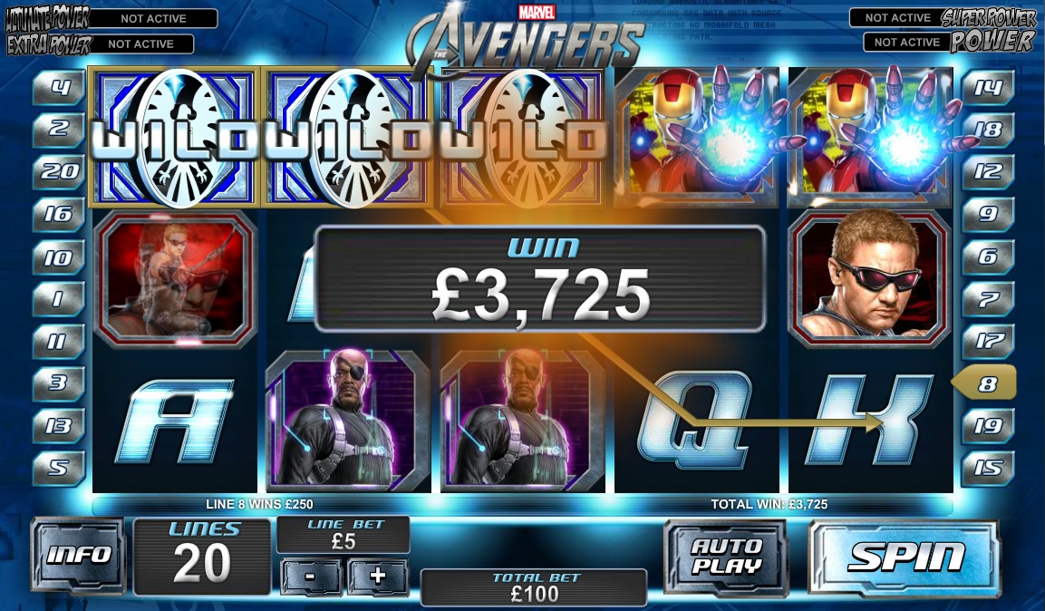 Avengers Slot screenshot