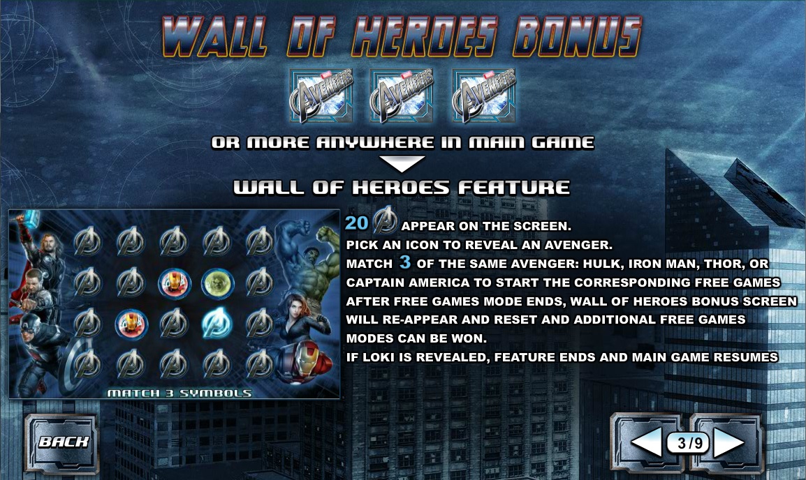 Avengers Slot screenshot